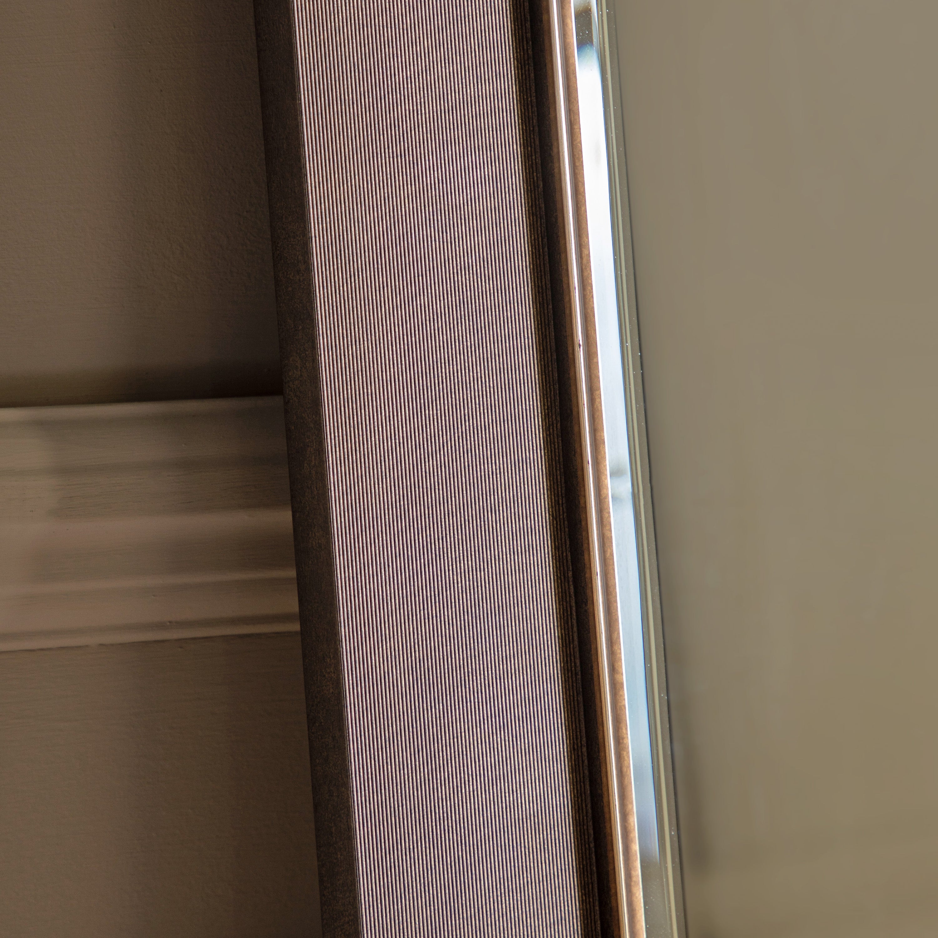 Chelsea Rustic Bronze Full Length Leaner Mirror